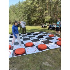 Командный аттракцион «Гигантские шашки» в аренду в Минске и по всей Беларуси